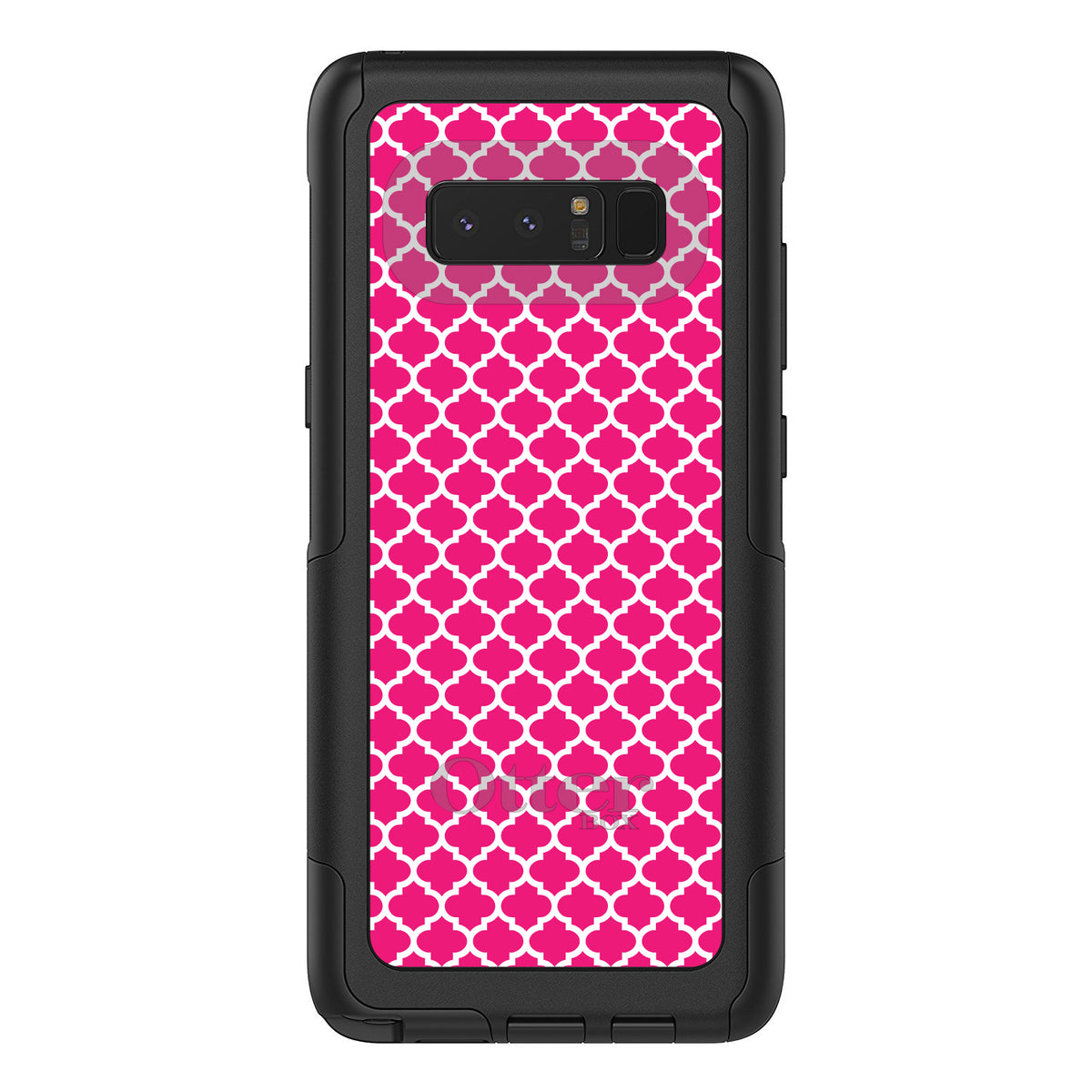 Hot Pink White Moroccan Lattice OtterBox Commuter Case for iPhone & Galaxy, view 16
