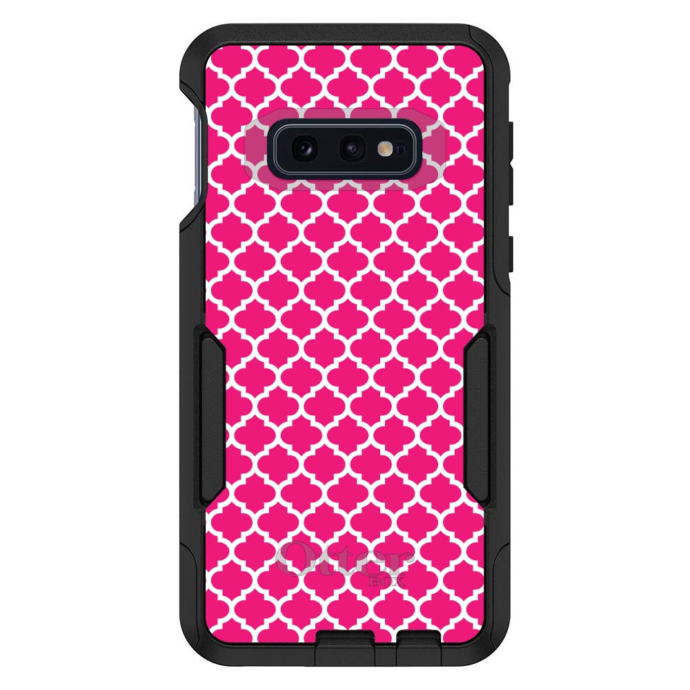 Hot Pink White Moroccan Lattice OtterBox Commuter Case for iPhone & Galaxy, view 8