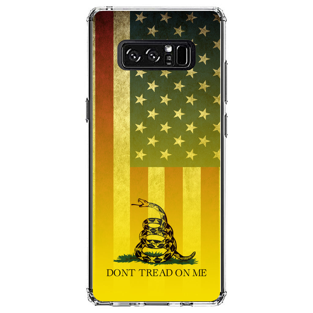 US Flag / Gadsden Flag, Don't Tread on Me Clear Shockproof iPhone Case, view 12
