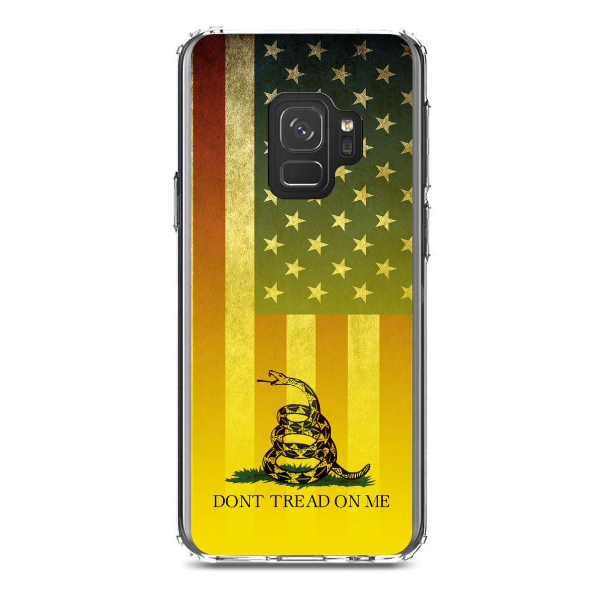 US Flag / Gadsden Flag, Don't Tread on Me Clear Shockproof iPhone Case, view 19