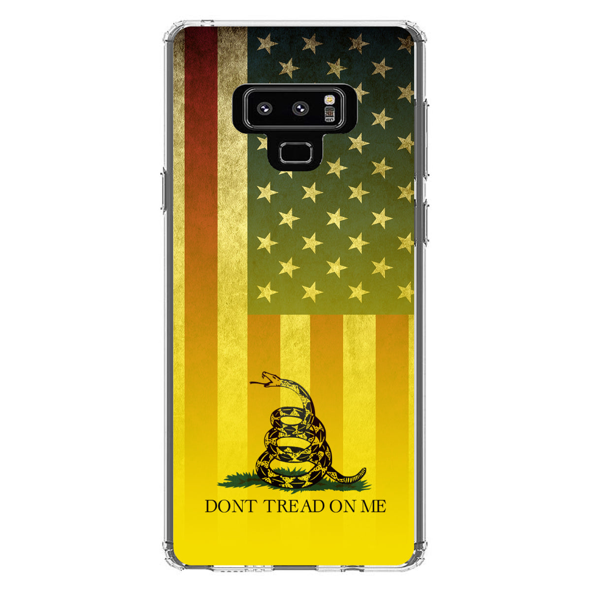 US Flag / Gadsden Flag, Don't Tread on Me Clear Shockproof iPhone Case, view 11
