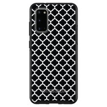 DistinctInk™ OtterBox Symmetry Series Case for Apple iPhone / Samsung Galaxy / Google Pixel - Black White Moroccan Lattice