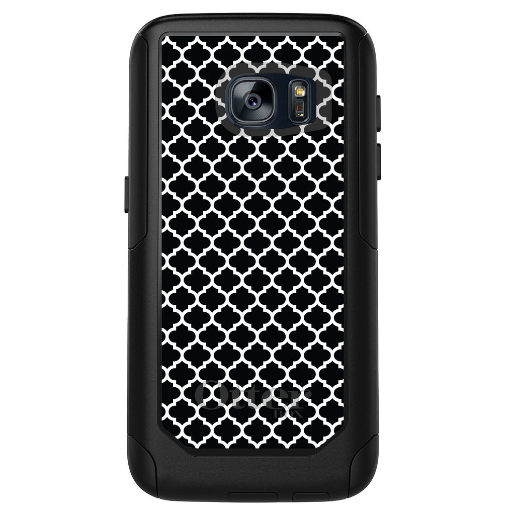 Black White Moroccan Lattice OtterBox Commuter Case for iPhone & Galaxy, view 11
