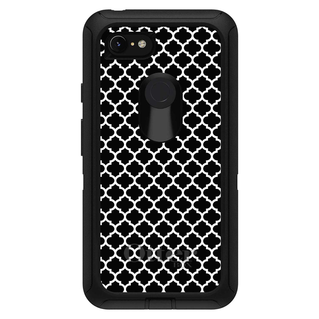 Hot Pink White Moroccan Lattice OtterBox Defender Case for iPhone & Galaxy, view 18