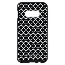 DistinctInk™ OtterBox Symmetry Series Case for Apple iPhone / Samsung Galaxy / Google Pixel - Black White Moroccan Lattice