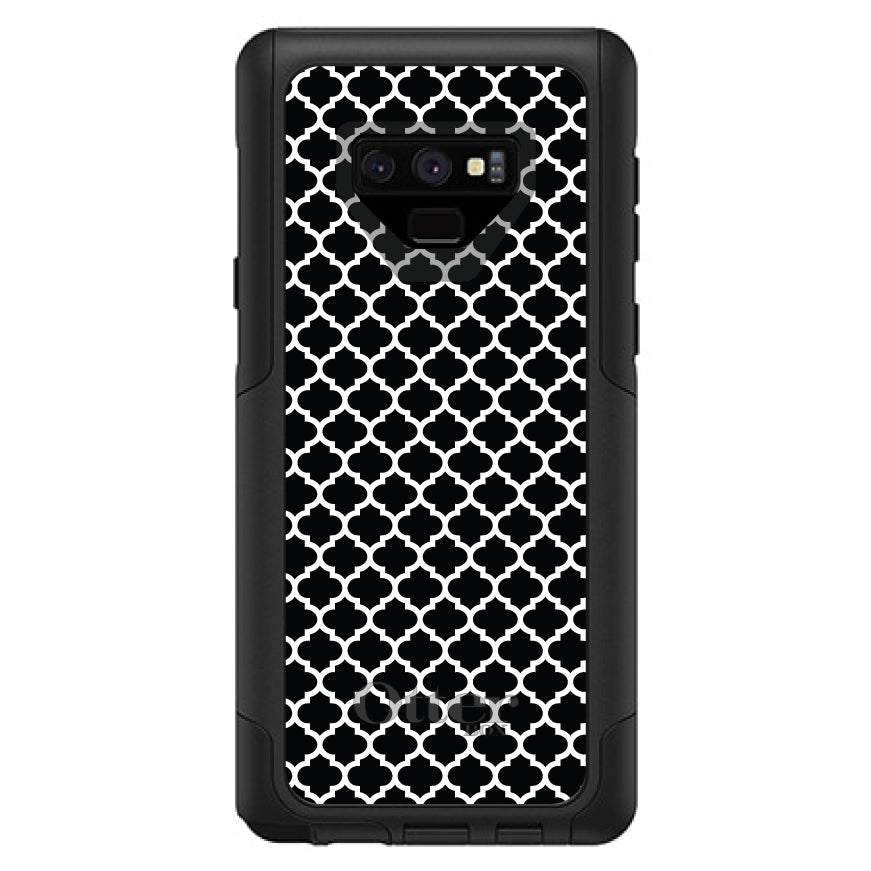 Black White Moroccan Lattice OtterBox Commuter Case for iPhone & Galaxy, view 15