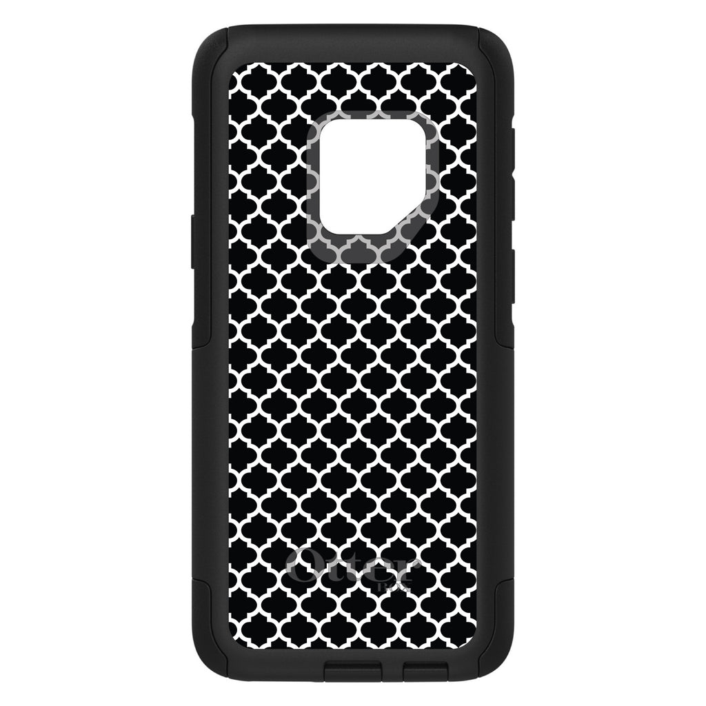 Black White Moroccan Lattice OtterBox Commuter Case for iPhone & Galaxy, view 9