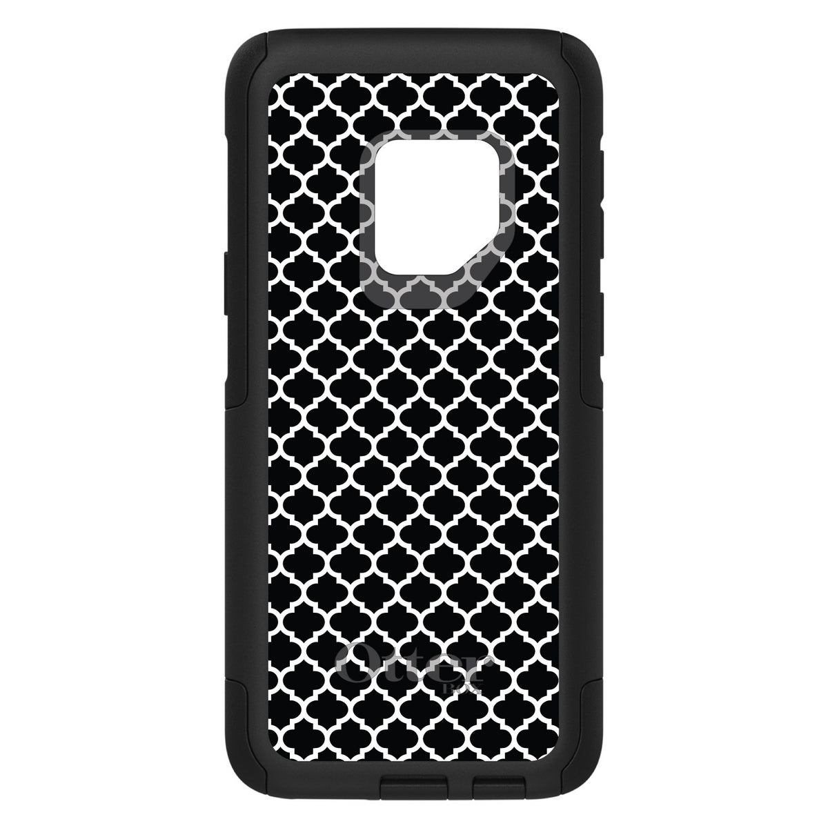 Black White Moroccan Lattice OtterBox Commuter Case for iPhone & Galaxy, view 9