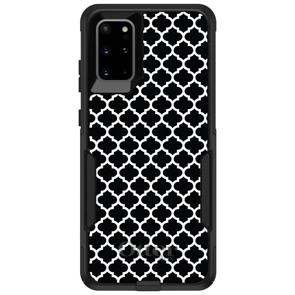 Black White Moroccan Lattice OtterBox Commuter Case for iPhone & Galaxy, view 6