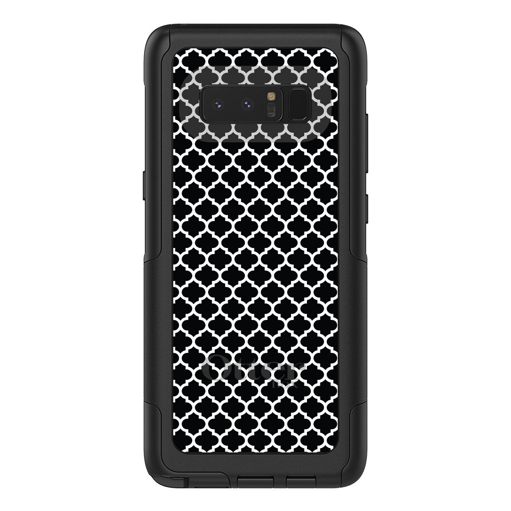 Black White Moroccan Lattice OtterBox Commuter Case for iPhone & Galaxy, view 16
