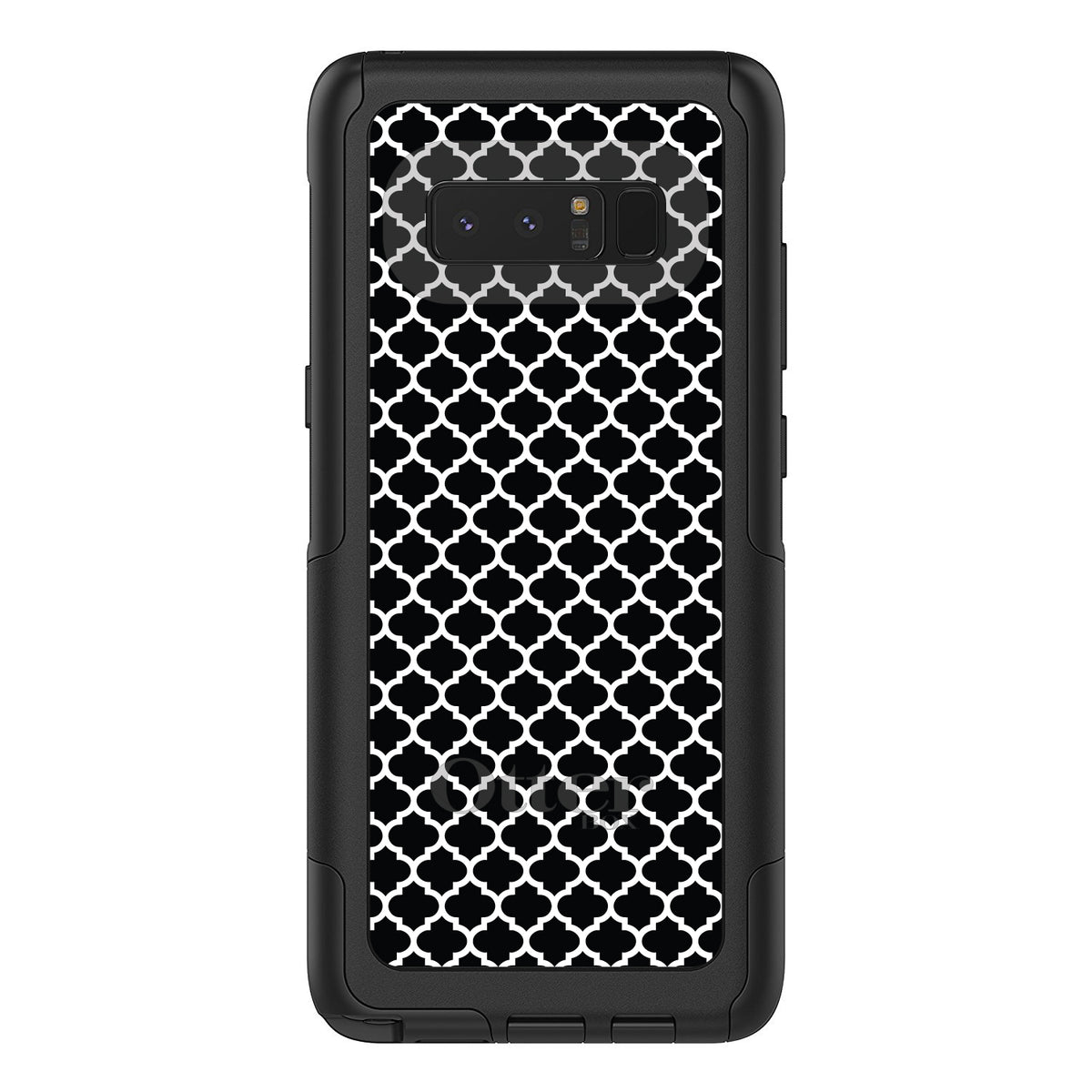 Black White Moroccan Lattice OtterBox Commuter Case for iPhone & Galaxy, view 16