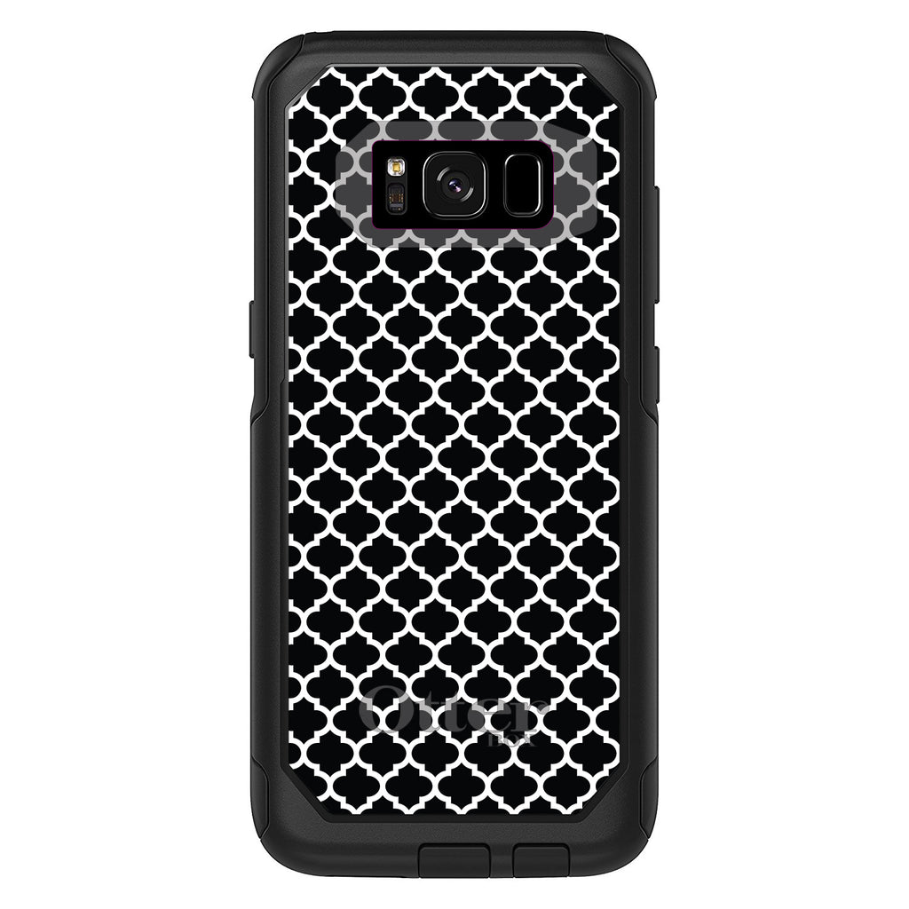 Black White Moroccan Lattice OtterBox Commuter Case for iPhone & Galaxy, view 10