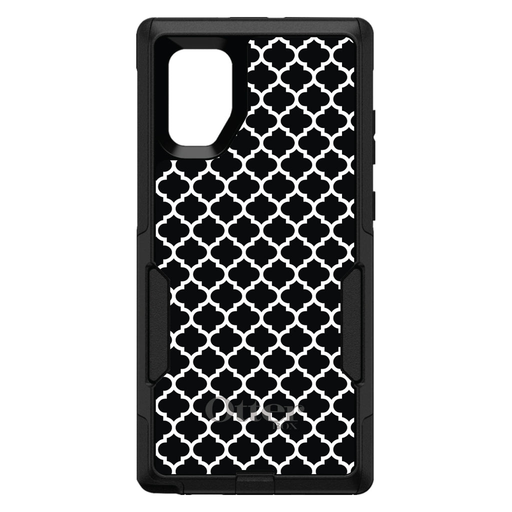 Black White Moroccan Lattice OtterBox Commuter Case for iPhone & Galaxy, view 14