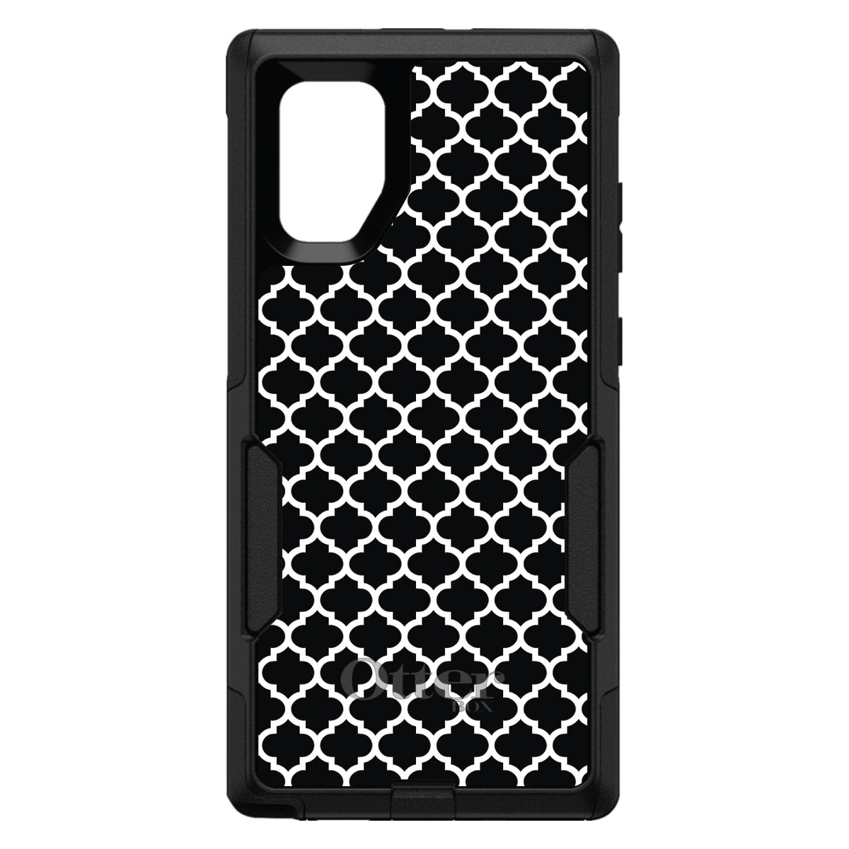 Black White Moroccan Lattice OtterBox Commuter Case for iPhone & Galaxy, view 14