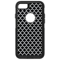Black White Moroccan Lattice OtterBox Commuter Case for iPhone & Galaxy