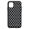 Black White Moroccan Lattice OtterBox Symmetry Case for iPhone & Galaxy