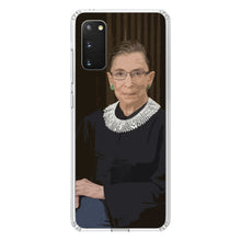 DistinctInk® Clear Shockproof Hybrid Case for Apple iPhone / Samsung Galaxy / Google Pixel -Ruth Bader Ginsburg Cartoon - RIP RBG