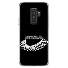 DistinctInk® Clear Shockproof Hybrid Case for Apple iPhone / Samsung Galaxy / Google Pixel - No Confirmation Until Inauguration - Ruth Bader Ginsburg - Dissent Colllar - RIP RBG