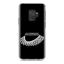 DistinctInk® Clear Shockproof Hybrid Case for Apple iPhone / Samsung Galaxy / Google Pixel - No Confirmation Until Inauguration - Ruth Bader Ginsburg - Dissent Colllar - RIP RBG