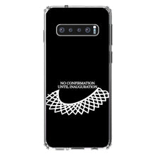 DistinctInk® Clear Shockproof Hybrid Case for Apple iPhone / Samsung Galaxy / Google Pixel - No Confirmation Until Inauguration - Ruth Bader Ginsburg - Dissent Colllar - RIP RBG