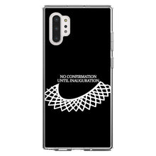 DistinctInk® Clear Shockproof Hybrid Case for Apple iPhone / Samsung Galaxy / Google Pixel - No Confirmation Until Inauguration - Ruth Bader Ginsburg - Dissent Colllar - RIP RBG