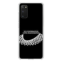 DistinctInk® Clear Shockproof Hybrid Case for Apple iPhone / Samsung Galaxy / Google Pixel - No Confirmation Until Inauguration - Ruth Bader Ginsburg - Dissent Colllar - RIP RBG