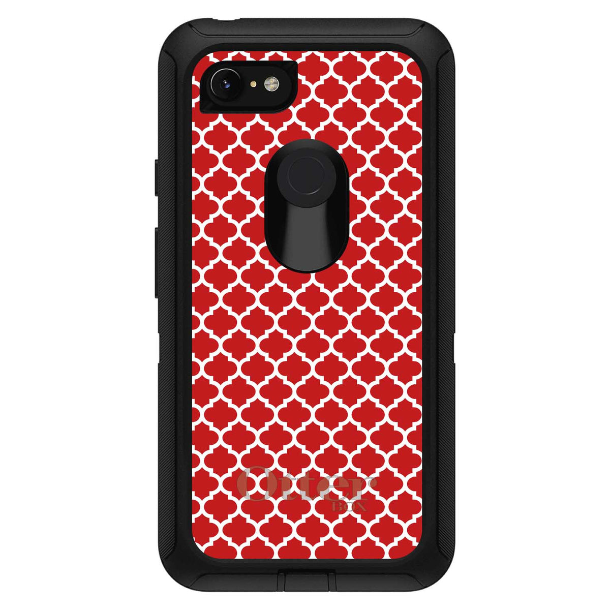 Hot Pink White Moroccan Lattice OtterBox Defender Case for iPhone & Galaxy, view 19