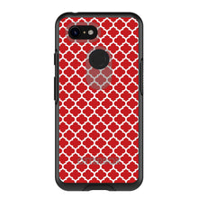 Red White Moroccan Lattice OtterBox Symmetry Case for iPhone & Galaxy