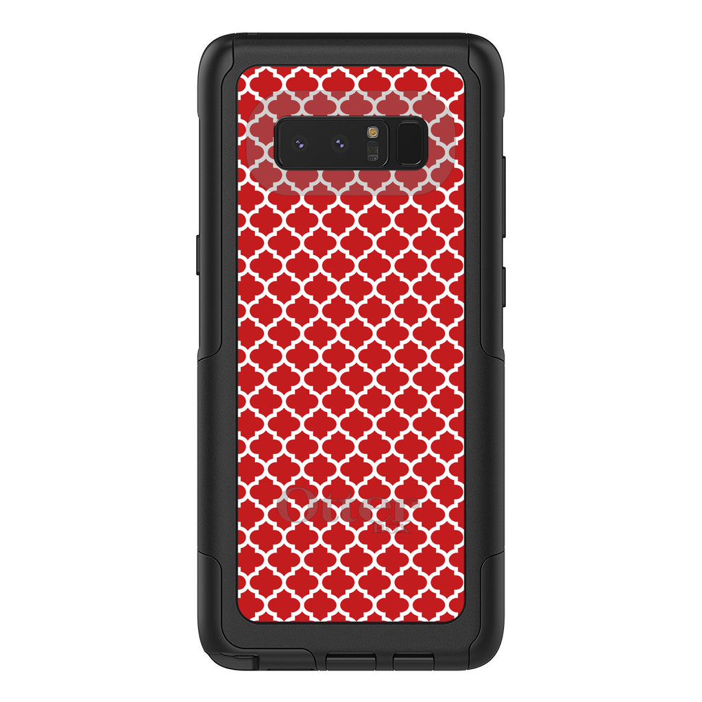Red White Moroccan Lattice OtterBox Commuter Case for iPhone & Galaxy, view 16