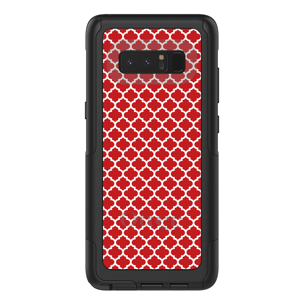 Red White Moroccan Lattice OtterBox Commuter Case for iPhone & Galaxy, view 16