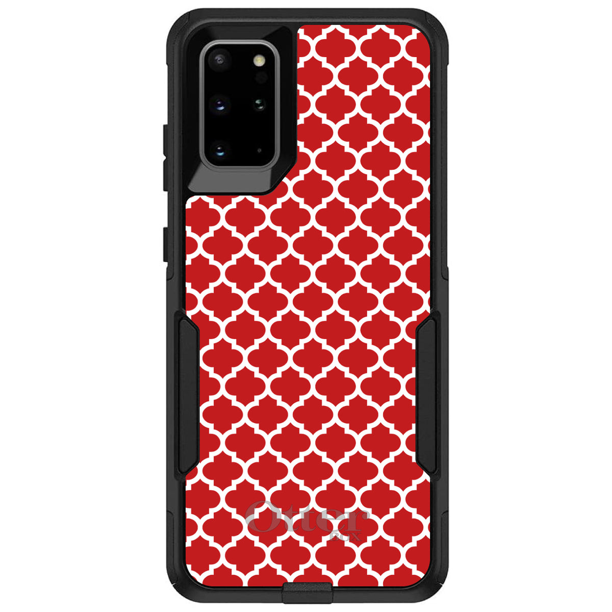 Red White Moroccan Lattice OtterBox Commuter Case for iPhone & Galaxy, view 6