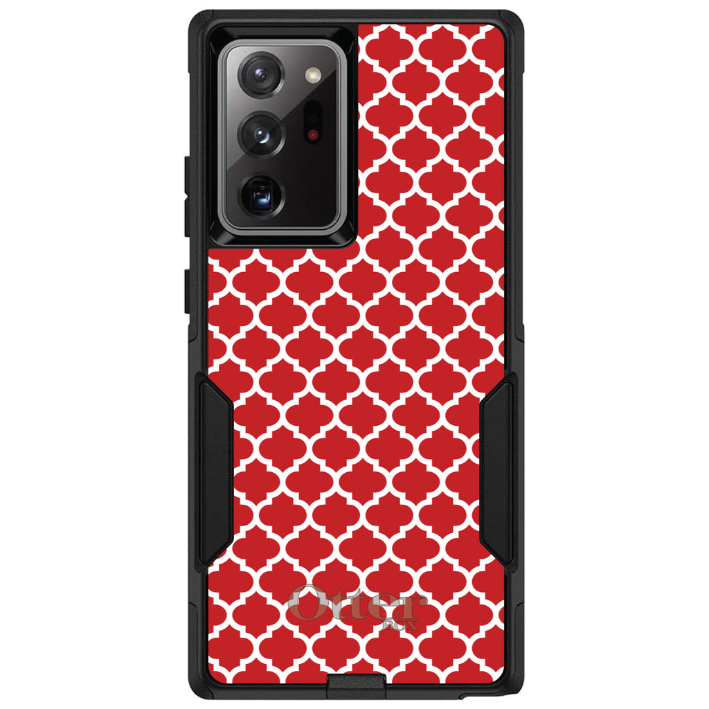 Red White Moroccan Lattice OtterBox Commuter Case for iPhone & Galaxy, view 12