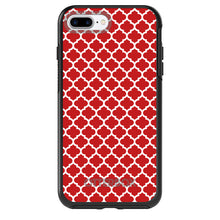 Red White Moroccan Lattice OtterBox Symmetry Case for iPhone & Galaxy