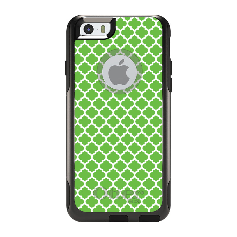 Green White Moroccan Lattice OtterBox Commuter Case for iPhone & Galaxy, view 4