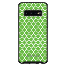 DistinctInk™ OtterBox Symmetry Series Case for Apple iPhone / Samsung Galaxy / Google Pixel - Green White Moroccan Lattice