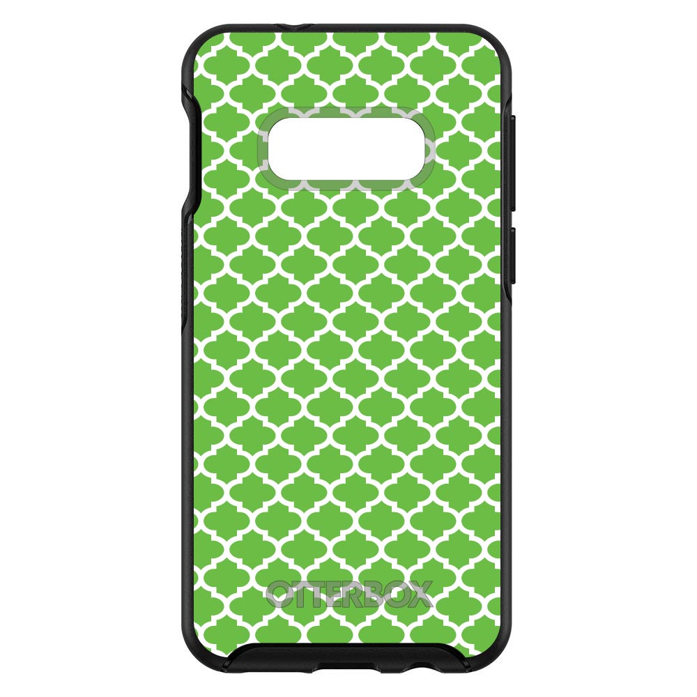 Green White Moroccan Lattice OtterBox Symmetry Case for iPhone & Galaxy, view 7
