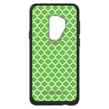 DistinctInk™ OtterBox Symmetry Series Case for Apple iPhone / Samsung Galaxy / Google Pixel - Green White Moroccan Lattice