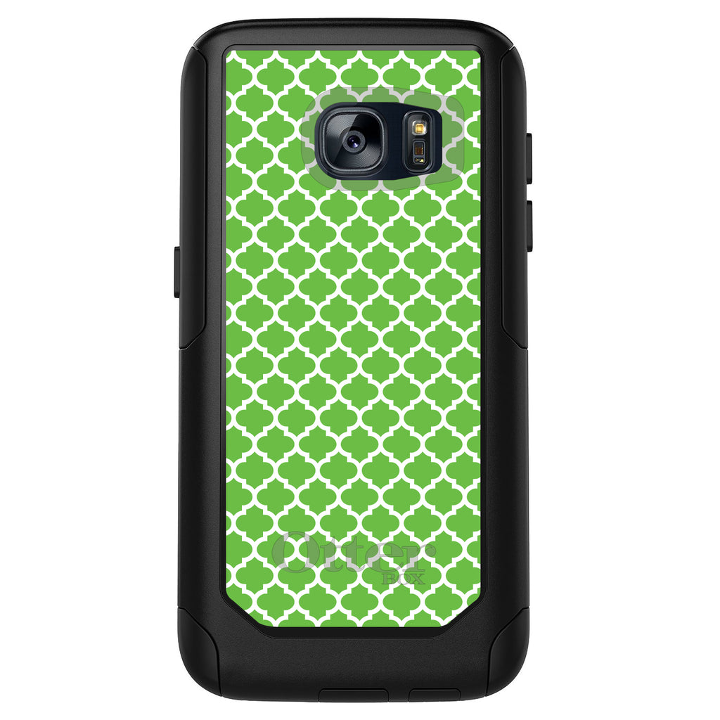 Green White Moroccan Lattice OtterBox Commuter Case for iPhone & Galaxy, view 11