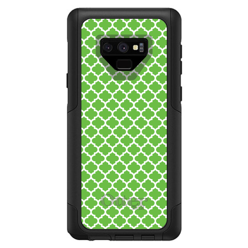 Green White Moroccan Lattice OtterBox Commuter Case for iPhone & Galaxy, view 15