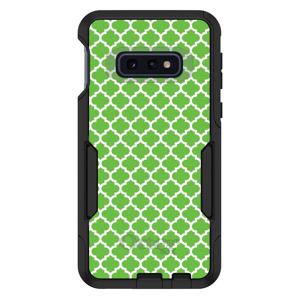 Green White Moroccan Lattice OtterBox Commuter Case for iPhone & Galaxy, view 8