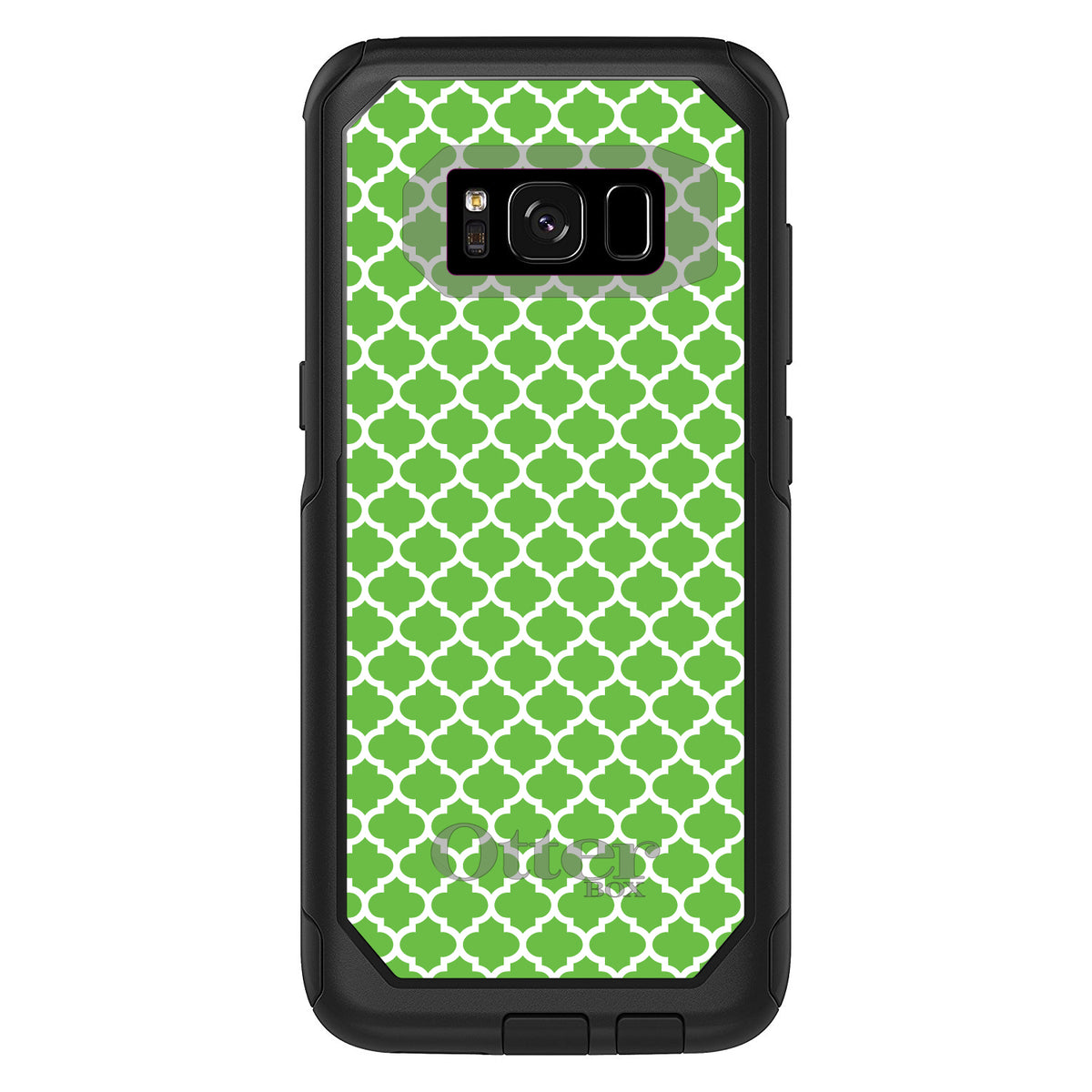 Green White Moroccan Lattice OtterBox Commuter Case for iPhone & Galaxy, view 10