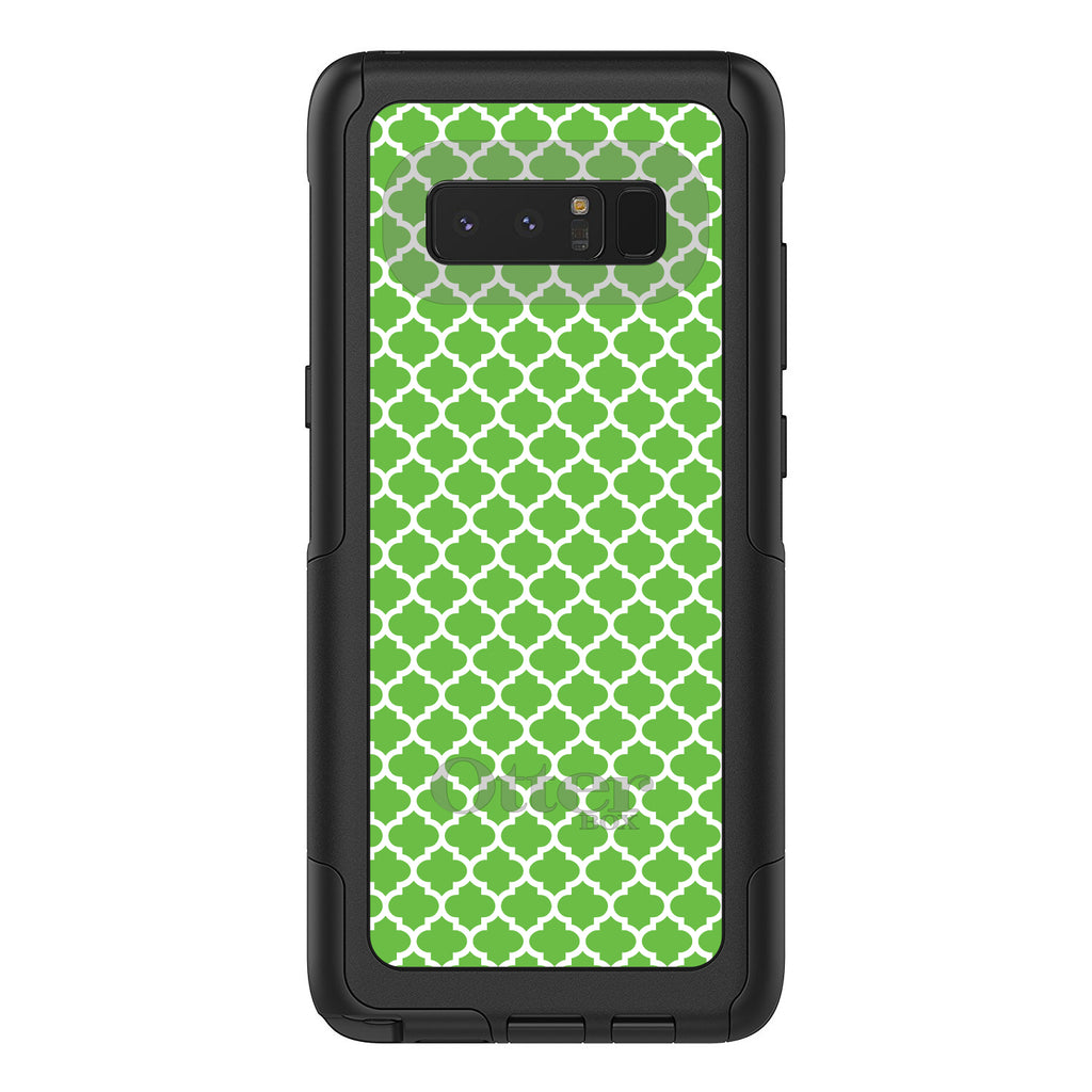 Green White Moroccan Lattice OtterBox Commuter Case for iPhone & Galaxy, view 16