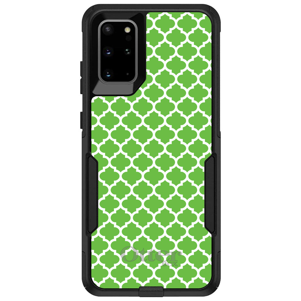 Green White Moroccan Lattice OtterBox Commuter Case for iPhone & Galaxy, view 6