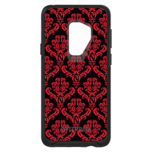 Black Red Damask Pattern OtterBox Symmetry Case for iPhone & Galaxy