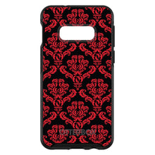 Black Red Damask Pattern OtterBox Symmetry Case for iPhone & Galaxy