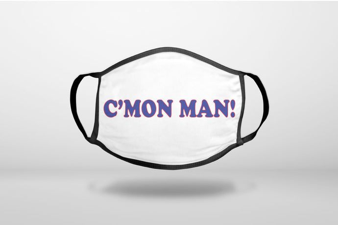 C'Mon Man! - Biden Debate - 3-Ply Reusable Soft Face Mask Covering, Unisex, Cotton Inner Layer