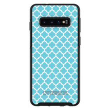 Light Blue White Moroccan Lattice OtterBox Symmetry Case for iPhone & Galaxy