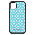 Light Blue White Moroccan Lattice OtterBox Symmetry Case for iPhone & Galaxy