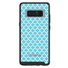 Light Blue White Moroccan Lattice OtterBox Symmetry Case for iPhone & Galaxy