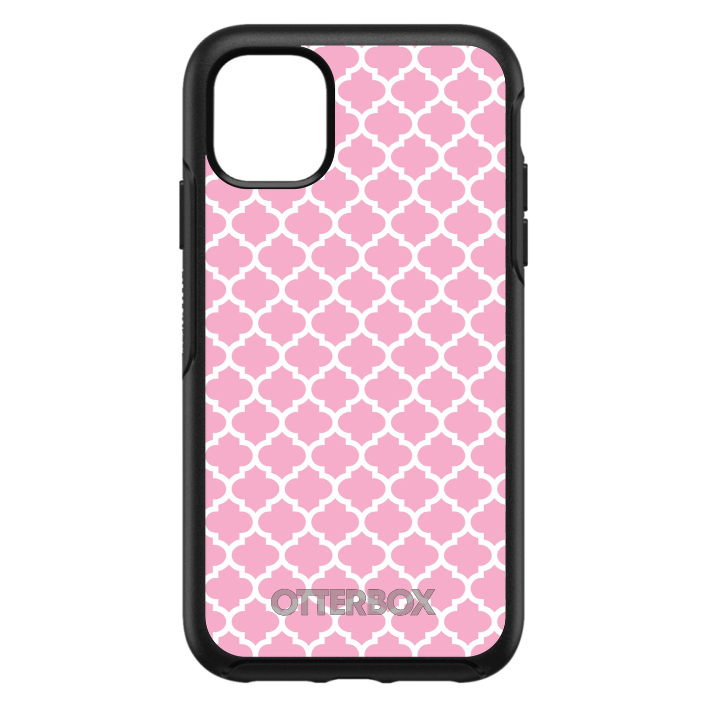 Pink White Moroccan Lattice OtterBox Symmetry Case for iPhone & Galaxy